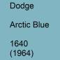 Preview: Dodge, Arctic Blue, 1640 (1964).